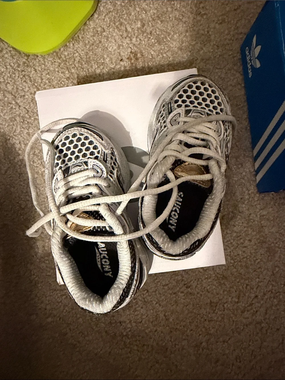 Saucony and adidas